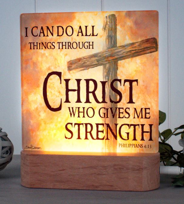 All Things Through Christ LED Nightlight