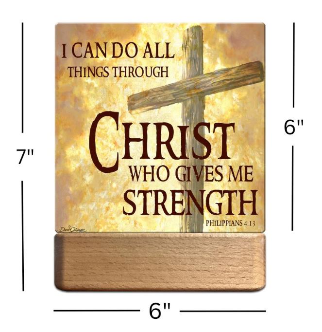 All Things Through Christ LED Nightlight