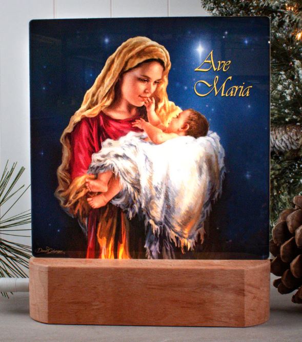 Tabletop Nightlight - Ave Maria