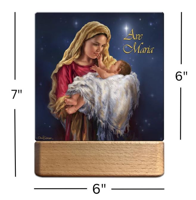 Tabletop Nightlight - Ave Maria