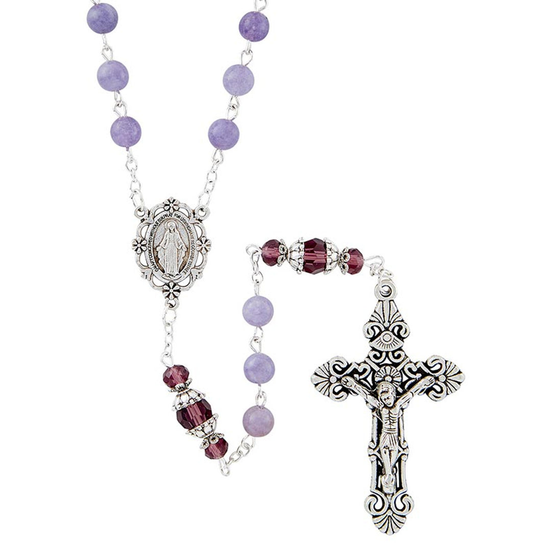 6mm Ravello Collection Rosary - Amethyst