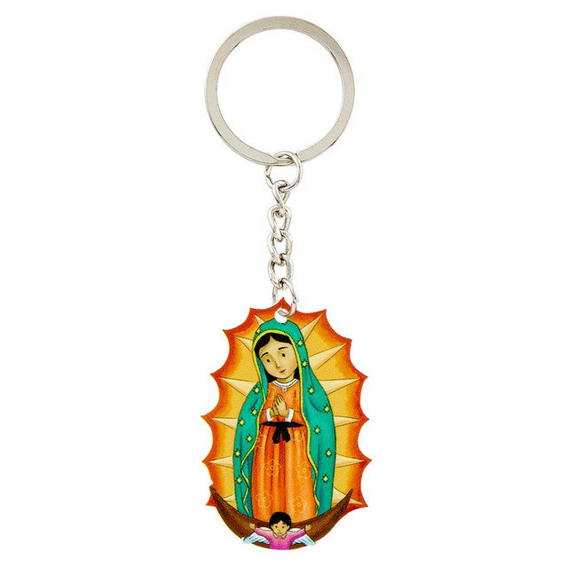 Our Lady of Guadalupe Mini Saints Key Chain