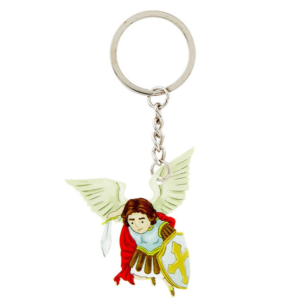 St. Michael Mini Saints Key Chain