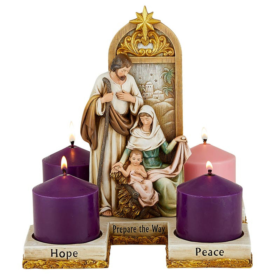 Two-Piece Prepare The Way Advent Wreath