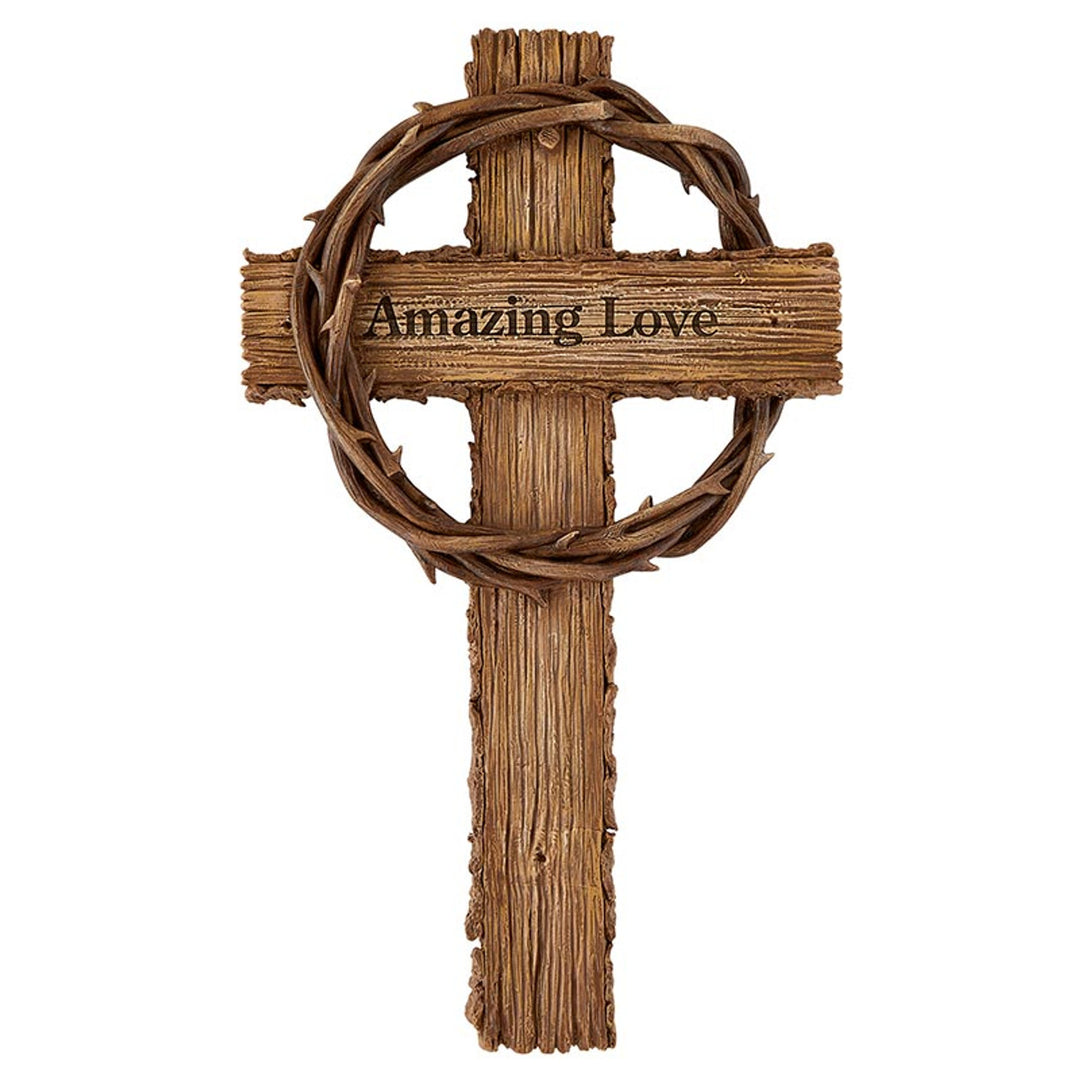 13.5" Amazing Love Wall Cross