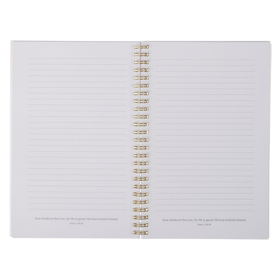 Footprints in the Sand Spiral-bound Notebook - Isaiah 46:4