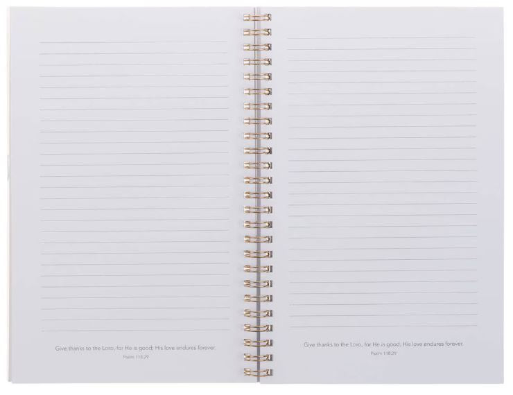 Amazing Grace PVC Cover Spiral Notebook - Isaiah 53:3