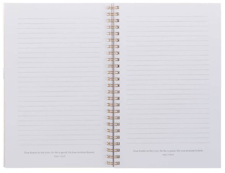 Amazing Grace PVC Cover Spiral Notebook - Isaiah 53:3