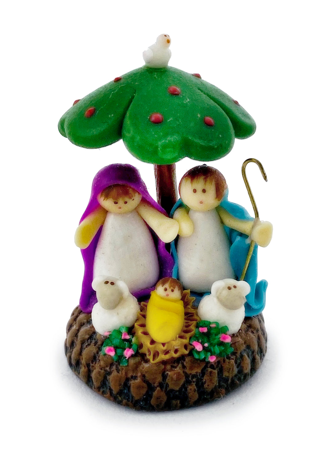 1" Handmade Mini Nativity - Arbolito