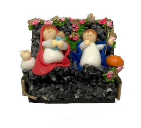 1" Handmade Mini Nativity - Magnet