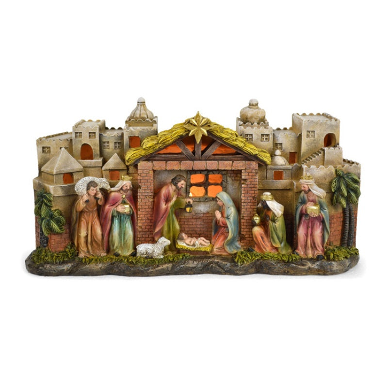 11" Polyresin Nativity Scene Statue