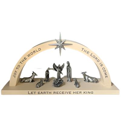 Joy to the World Arched Nativity Set