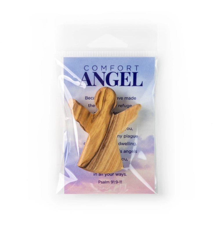 2.5" Olive Wood Comfort Angel