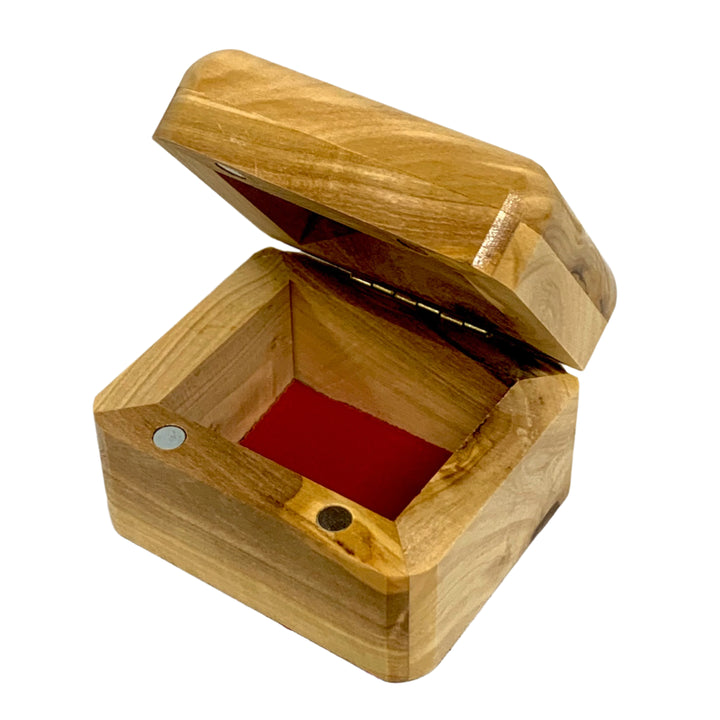 2.75" Olive Wood Trinket Box
