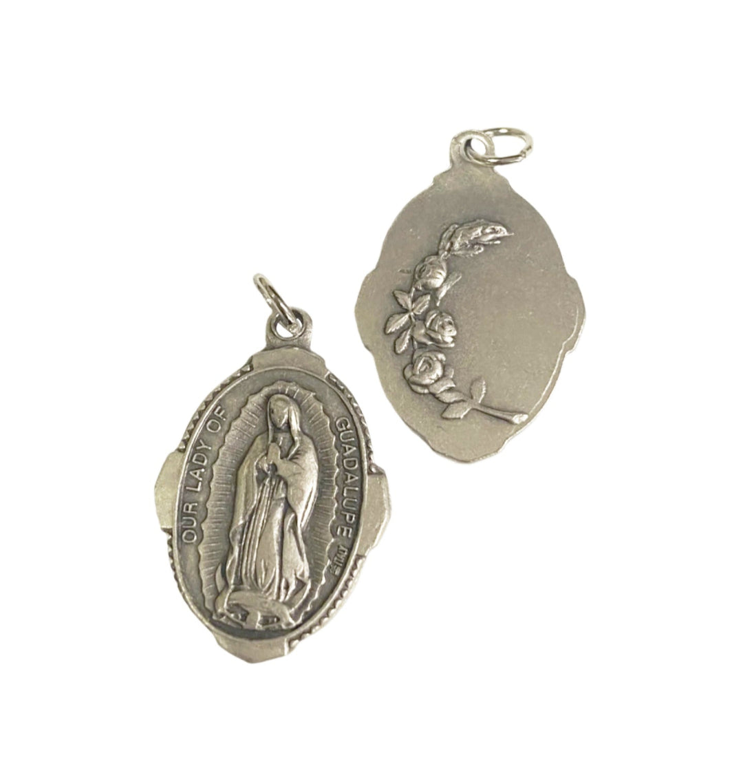 1" Our Lady of Guadalupe Oxidized Medal