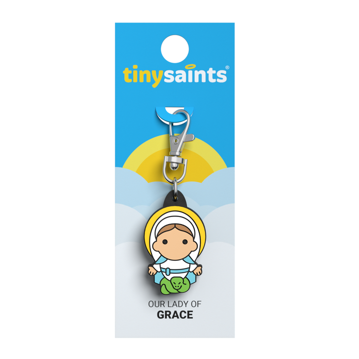 Our Lady of Grace Tiny Saint Charm