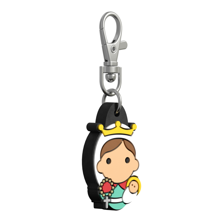 Our Lady of the Rosary Tiny Saint Charm