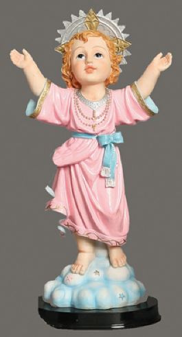 5" Wooden Base Divino Niño Statue