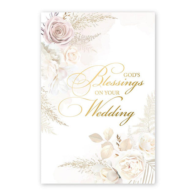 God's Blessings On Your Wedding Card 1