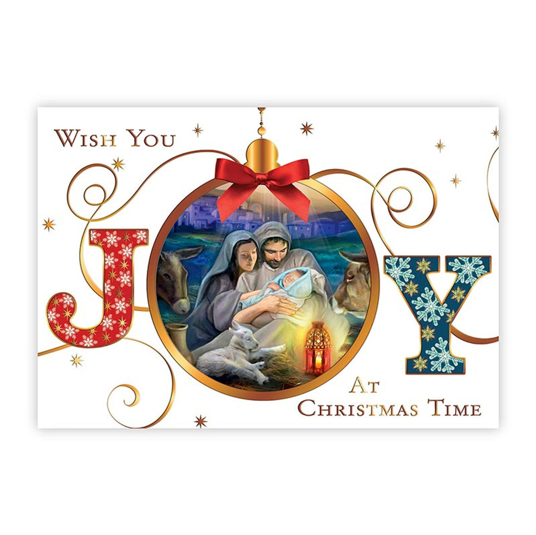 Wish You Joy Christmas Card