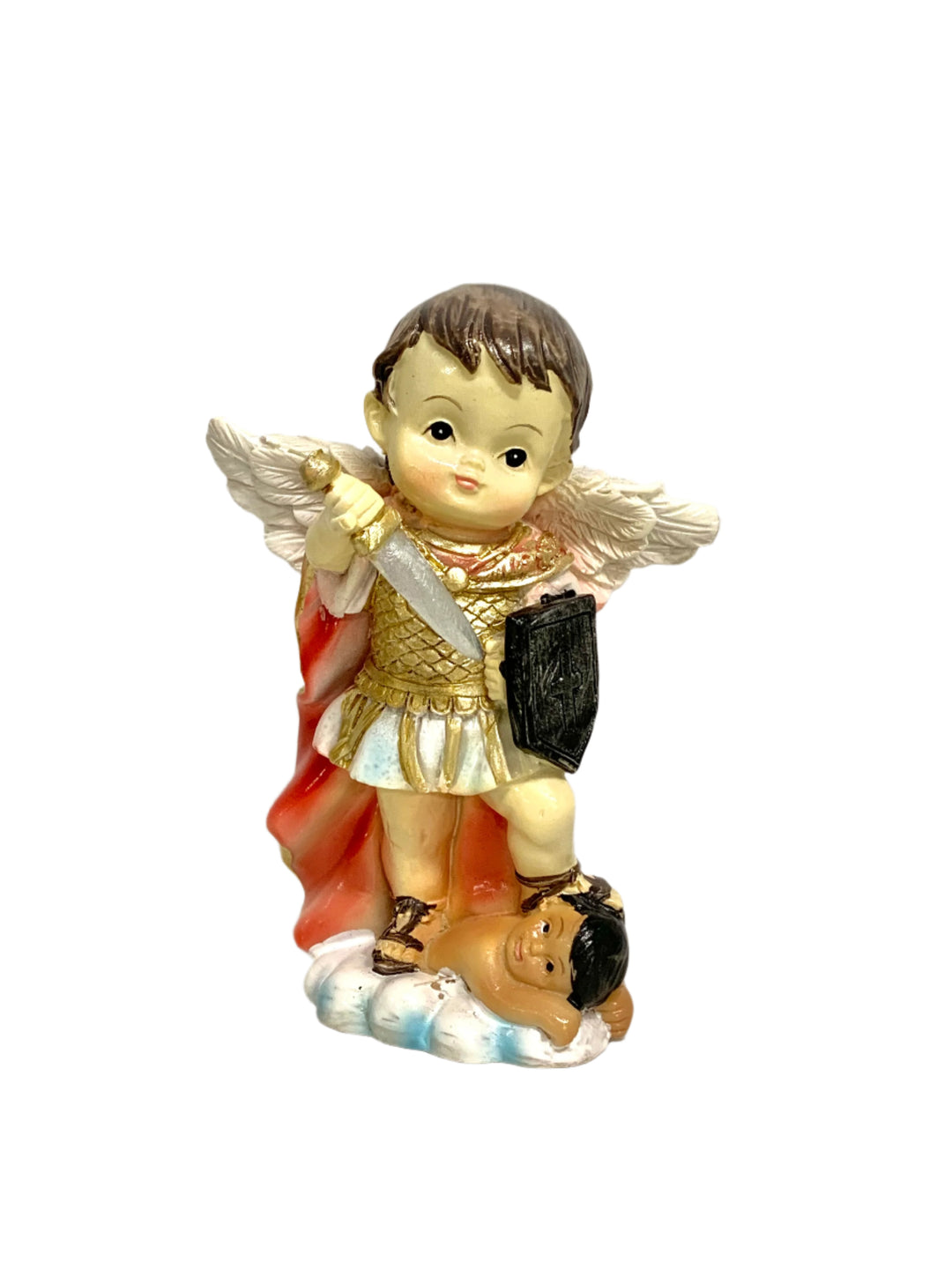 4" St. Michael Pearlized Statue