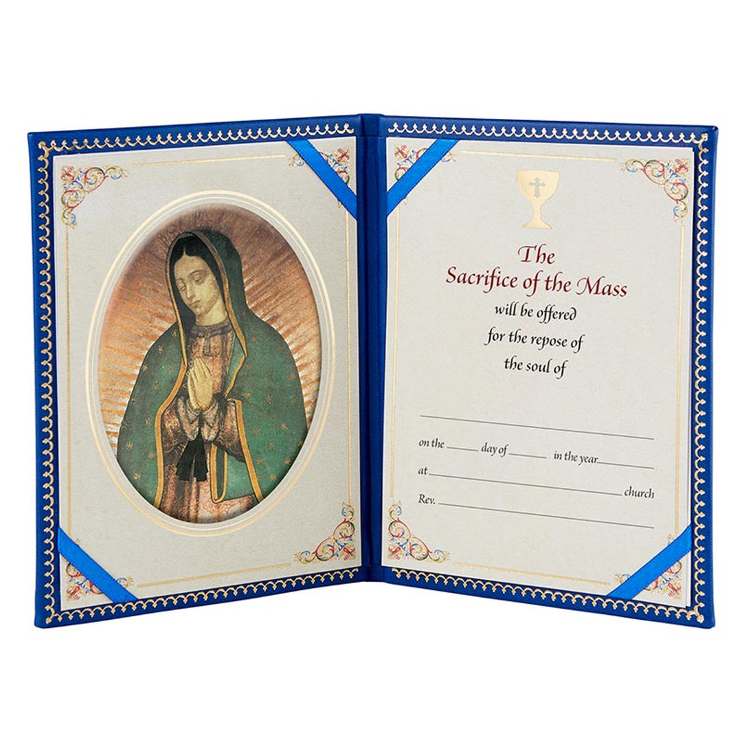 Our Lady of Guadalupe Padded Mass Card