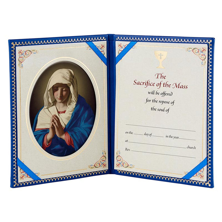 Sorrowful Mother Padded Mass Card