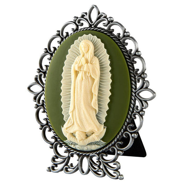 Our Lady of Guadalupe Cameo Desk Stand