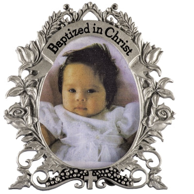 3" Oval Baptism Frame