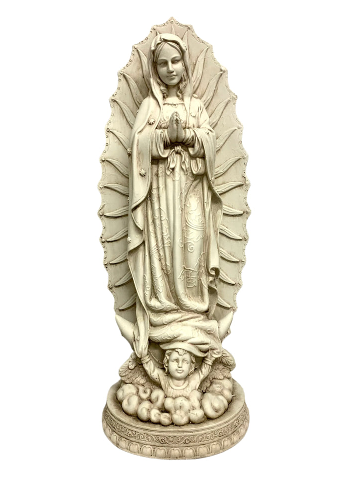 24" Outdoor Our Lady of Guadalupe Statue