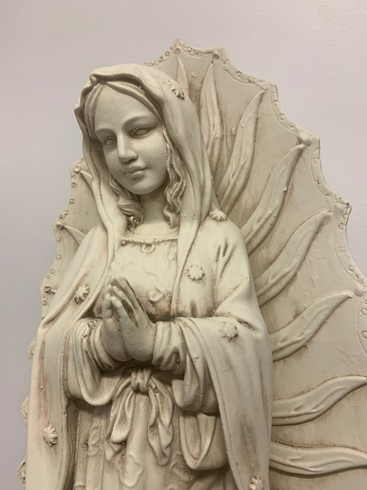 24" Outdoor Our Lady of Guadalupe Statue