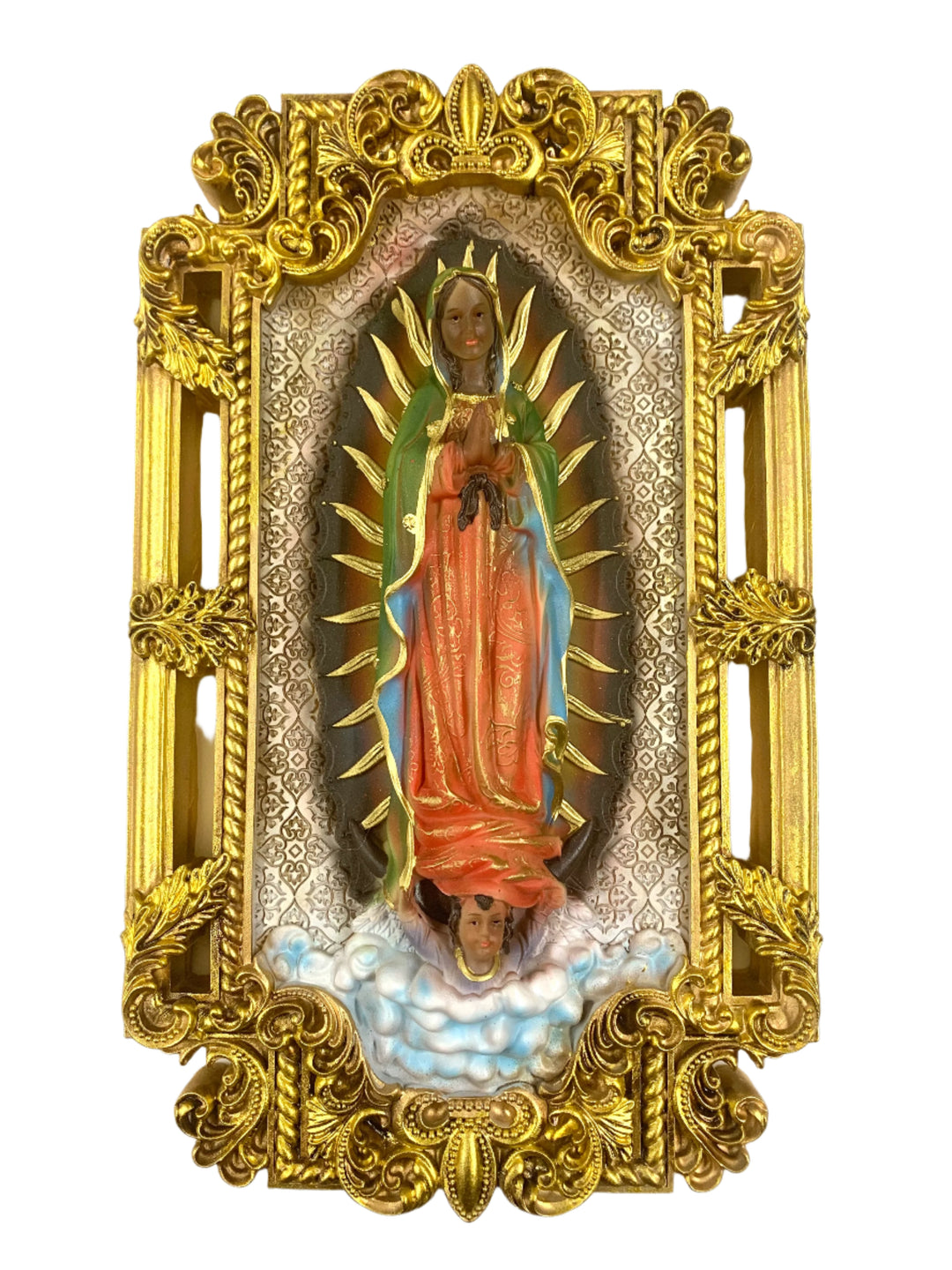 15" Our Lady of Guadalupe Motif Wall Plaque