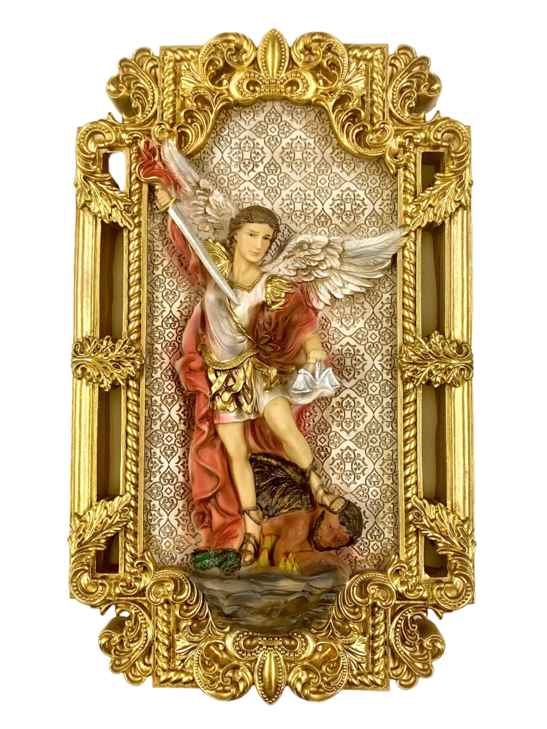 15" St. Michael Motif Wall Plaque