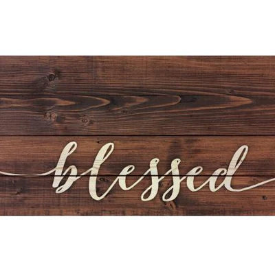 Blessed Wooden Pallet Plaque