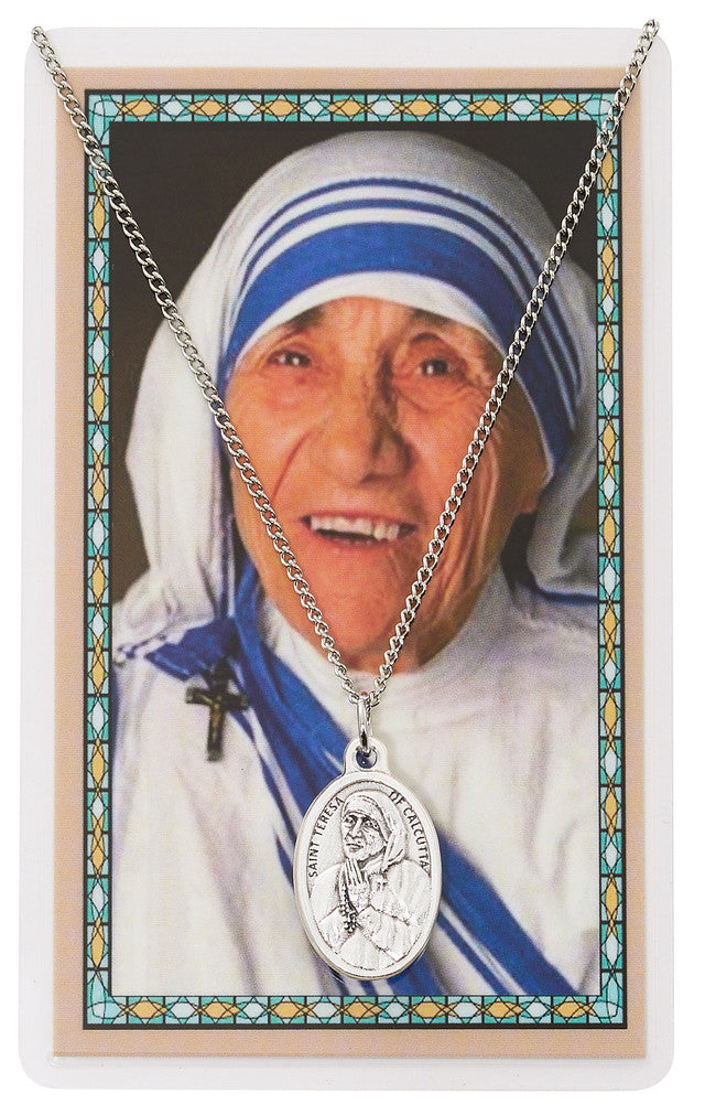 St. Teresa of Calcutta Medal and Prayer Card