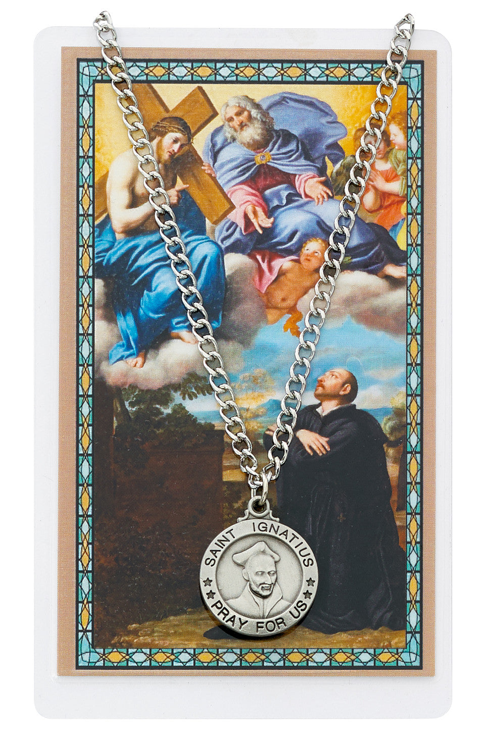 St. Ignatius Medal and Prayer Card Set