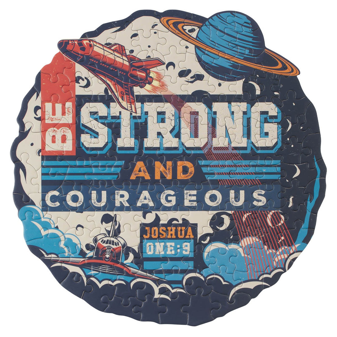 Be Strong and Courageous 140-piece Puzzle Joshua 1:9