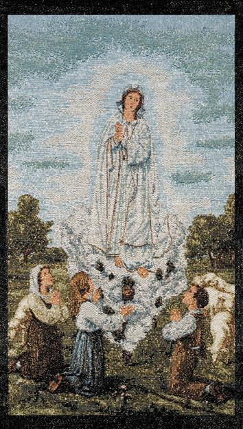 Our Lady of Fatima Framed Tapestry