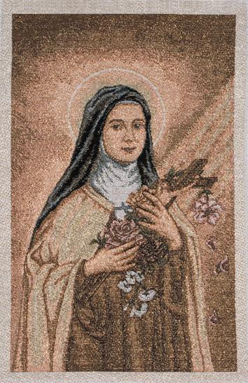 Saint Teresa of Lisieux Framed Tapestry