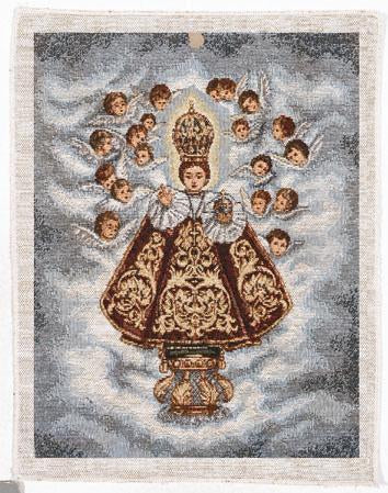 Infant of Prague Framed Tapestry