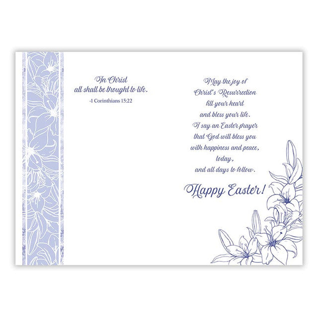 Jesus and Daffodils - Easter Card
