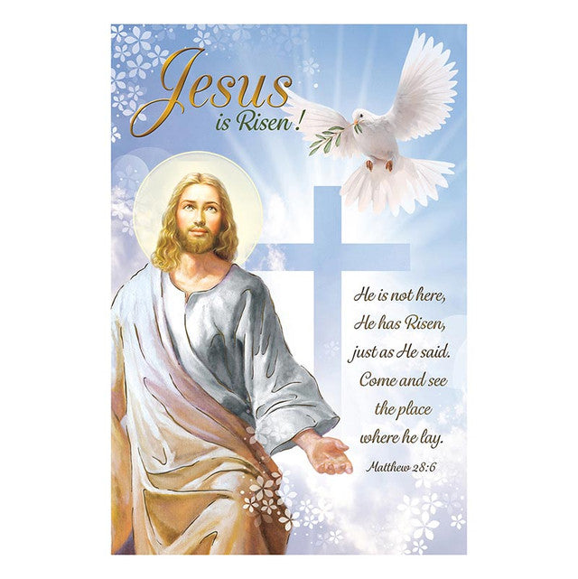 Jesus is Risen with Dove Easter Card