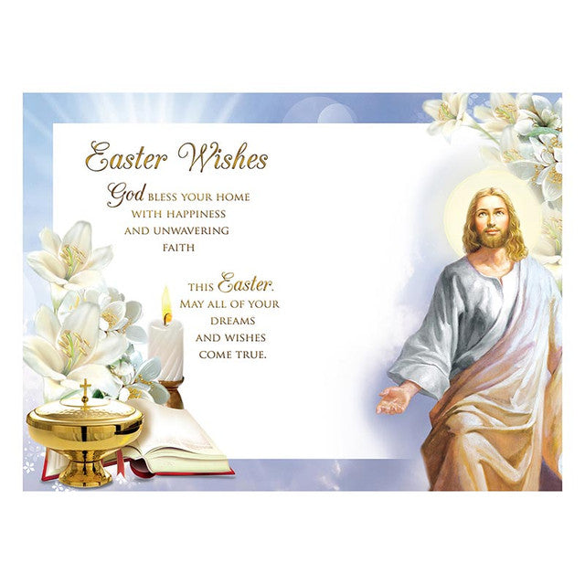 Jesus is Risen with Dove Easter Card