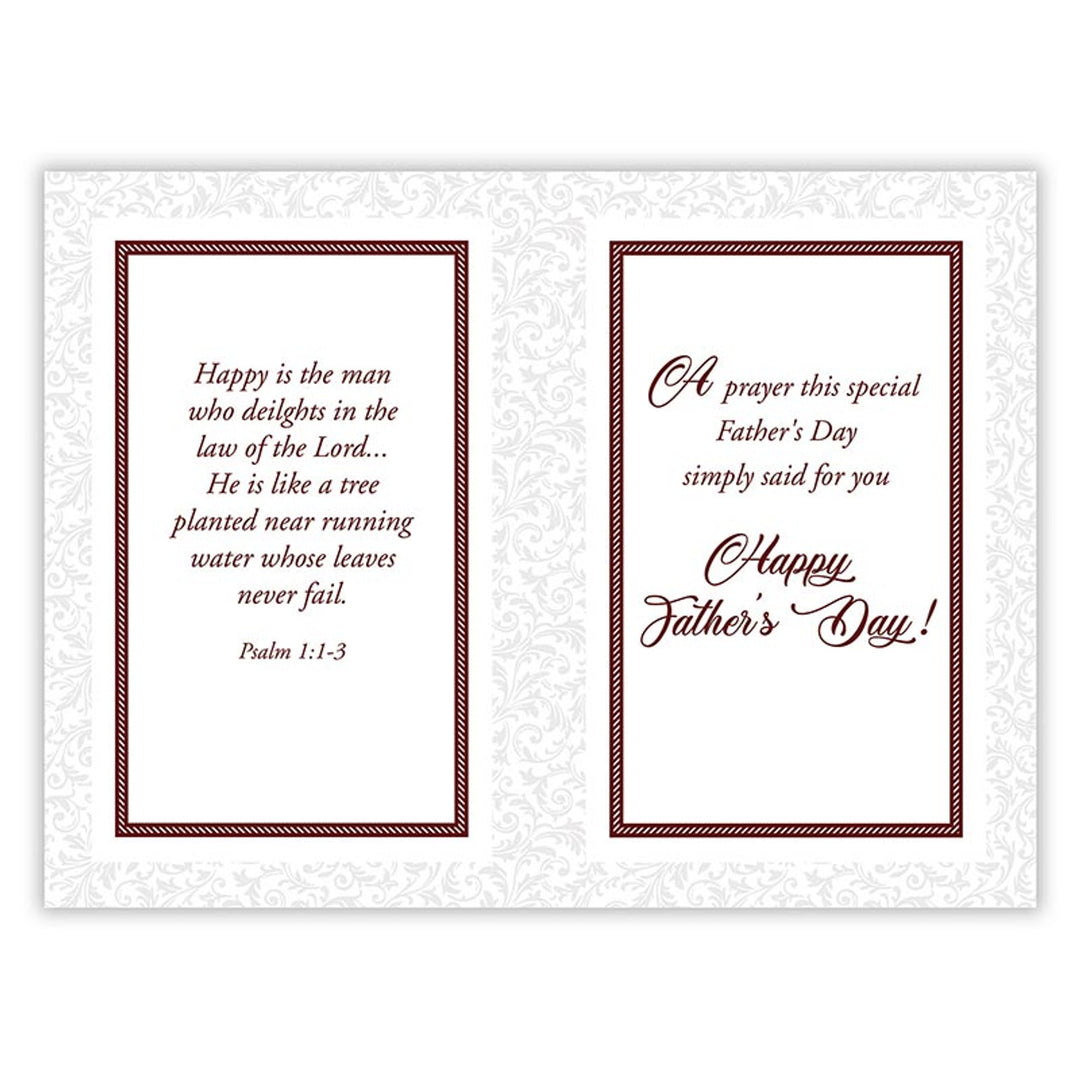 General Father's Day Card - Red