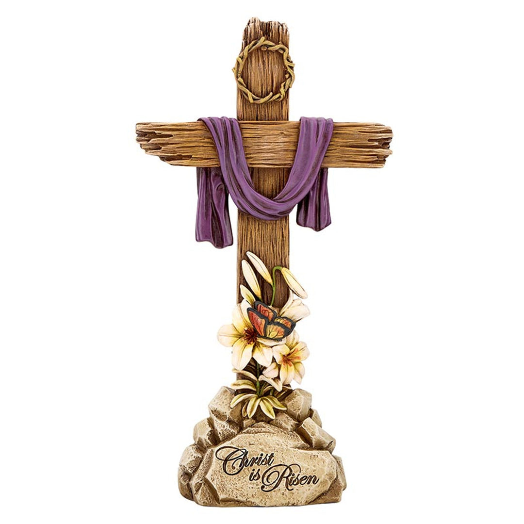 11.75" Lent Cross Statue