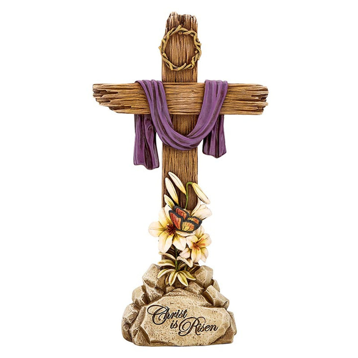 11.75" Lent Cross Statue