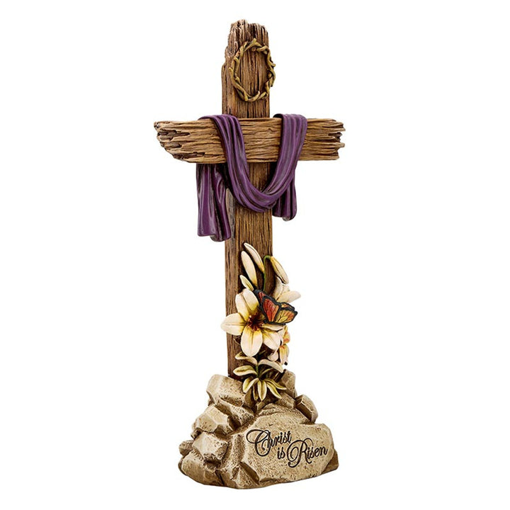 11.75" Lent Cross Statue
