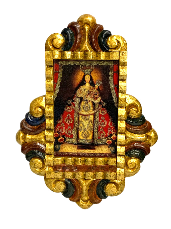 12" Wooden Baroque Retablo