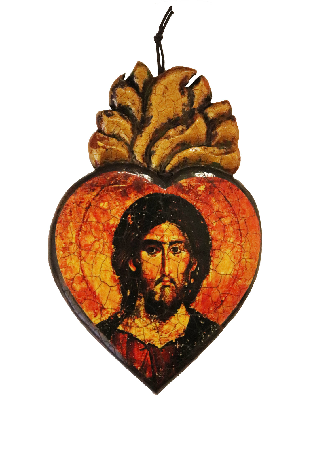 6.25" Wooden Heart Retablo