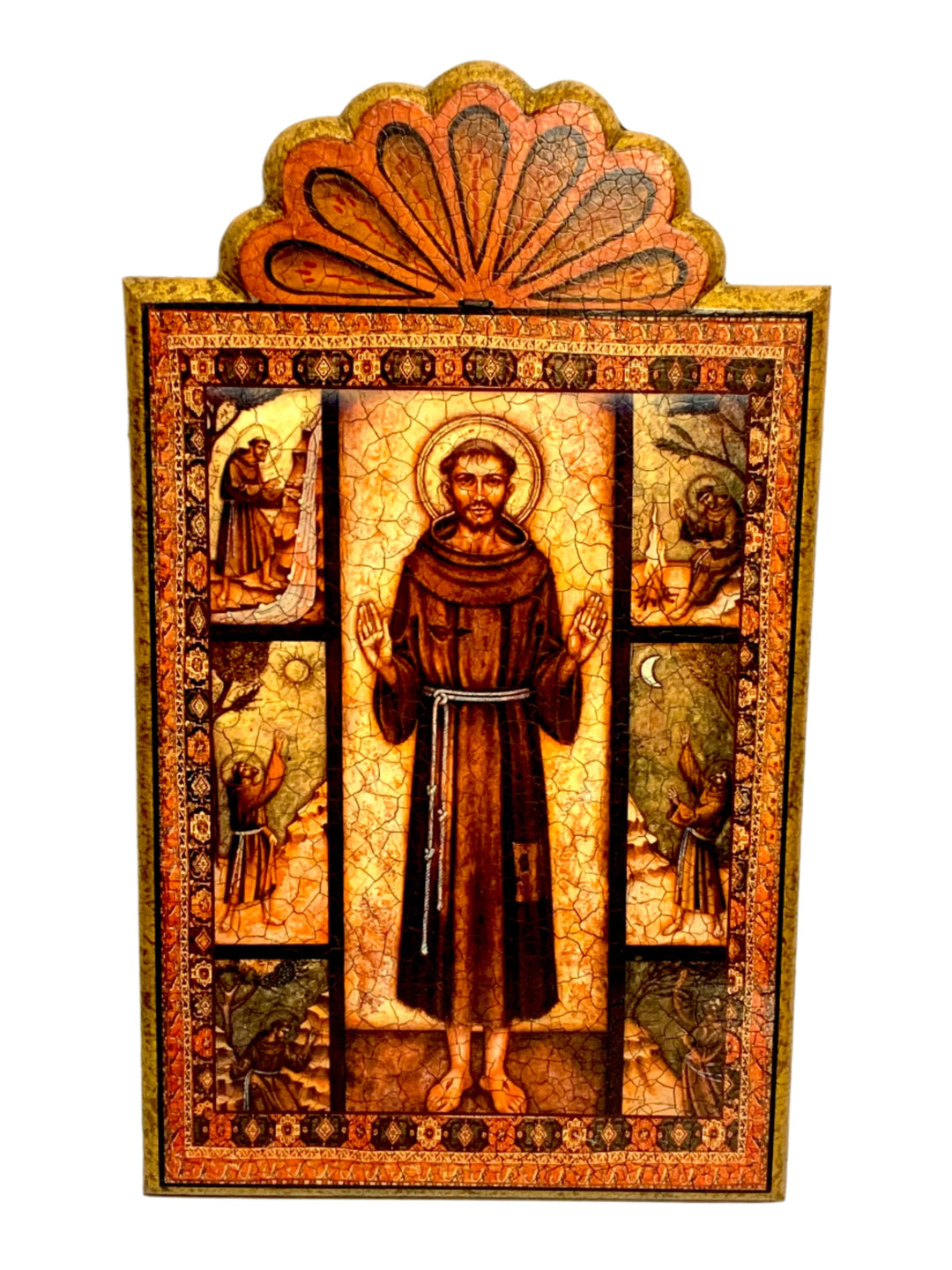 14" Large Wooden Retablo